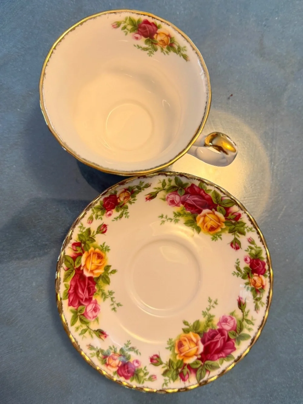 Royal Albert Old Country Roses  Bone China & 22K Gold Trim